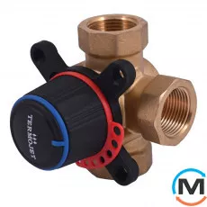 3-ходовий клапан Termojet з внутрішнім різьбленням (kvs 12)-Dn25-Rp 1M, Діаметр різьблення: 1", фото 