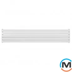 Горизонтальный дизайнерский отопительный радиатор ARTTIDESIGN Livorno II G 5/340/1600 белый матовый, фото 