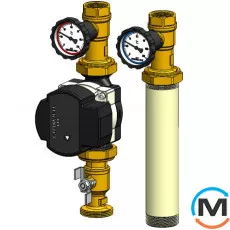 Насосна група Termojet Termojet пряма НГ-37 без насосу, Призначення: Пряма, фото 