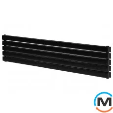 Радіатор ARTTIDESIGN Livorno II G 5/340/1600/50 чорний матовий горизонтальний дизайнерський, фото 