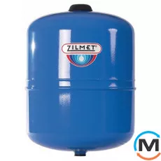 Бак розширювальний Zilmet Hydro-Pro 24л 1", Варіант: Простий, Призначення: Для водопостачання, Діаметр різьблення: 1", Обсяг (л): 24, Виконання: Вертикальний, фото 