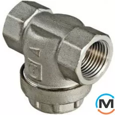 Фільтр Valtec вн.-вн. 1/2", Діаметр різьблення: 1/2", Матеріал: Латунь, фото 