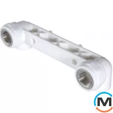 Полипропиленовая планка с водорозетками Valtec PPR 20х1/2", Тип резьбы: Внутренняя, Диаметр резьбы: 1/2", Диаметр (мм): 20, фото 