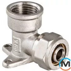 Valtec VTm.354 Водорозетка 16 х 1/2", Вариант: Обычная, Тип резьбы: Внутренняя, Диаметр резьбы: 1/2", Диаметр (мм): 16, Рабочее давление (бар): 10, Материал: Сталь нержавеющая, фото 