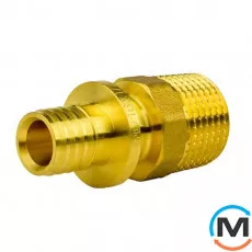 Муфта натяжна із зовнішнім різьбленням FADO SLICE NEW 16*3/4" С, Тип різьблення: Зовнішня, Діаметр різьблення: 3/4", Діаметр (мм): 16, фото 