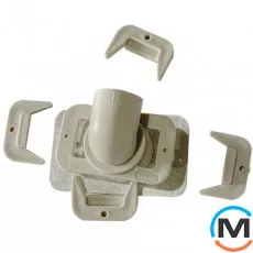 Настенный полипропиленовый уголок для гипсокартона FADO 20-1/2, фото 