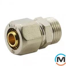 Обжим муфта с переходом на наружную резьбу FADO COMPRESS 26x3/4'', Тип резьбы: Наружная, Диаметр резьбы: 3/4", Диаметр (мм): 26, фото 