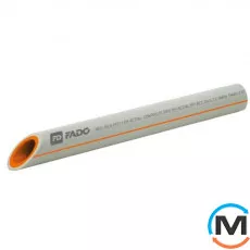 Полипропиленовая труба FADO PP-RCT армированная слоем алюминия (PPR-AL-PPR) PN-25 25х4,2, Тип трубы: С алюминием, Диаметр (мм): 25, фото 