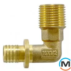 Кутник натяжний із зовнішнім різьбленням FADO SLICE NEW 32*3/4" С, Тип різьблення: Зовнішня, Діаметр різьблення: 3/4", Діаметр (мм): 32, Товщина стінки (мм): 4.4, фото 