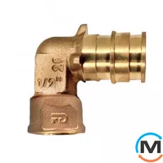 Кутник з внутрішнім різьбленням FADO FAST LINE ЛАТУНЬ 16х1/2В, Тип різьблення: Внутрішня, Діаметр різьблення: 1/2", Діаметр (мм): 16, фото 