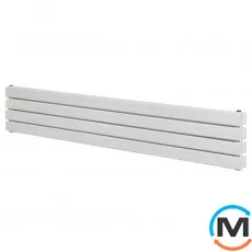 Дизайнерський горизонтальний радіатор опалення ARTTIDESIGN Livorno II G 4/272/1400/50 білий матовий, фото 