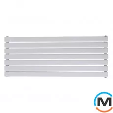 Дизайнерський горизонтальний радіатор опалення ARTTIDESIGN Livorno II G 7/476/1600/50 білий матовий, фото 