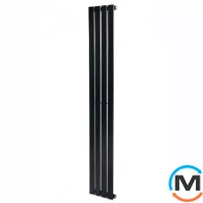 Дизайнерський вертикальний радіатор опалення ARTTIDESIGN Livorno 4/1800/272/50 чорний матовий, фото 