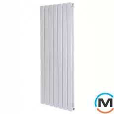 Вертикальний радіатор опалення ARTTIDESIGN Livorno II 7/1200/476/50 білий матовий, фото 