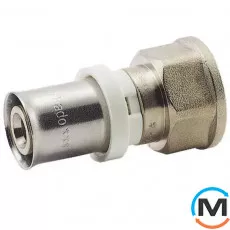 Пресс муфта с переходом на внутреннюю резьбу FADO PRESS 16х1/2", Тип резьбы: Внутренняя, Диаметр резьбы: 1/2", Диаметр (мм): 16, фото 