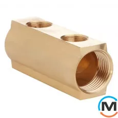 Балка коллекторная FADO 1"x1/2"-2, Количество выходов: 2, фото 