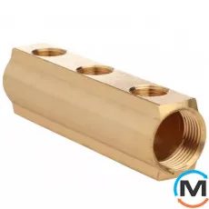 Балка коллекторная FADO 1"x1/2"-3, Количество выходов: 3, фото 