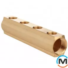 Балка коллекторная FADO 1"x1/2"-4, Количество выходов: 4, фото 