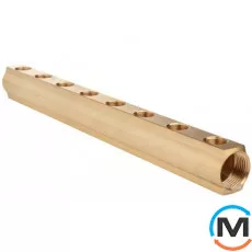 Балка коллекторная FADO 1"x1/2"-8, Количество выходов: 8, фото 