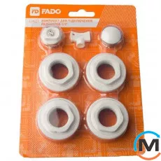 Комплект Fado для підключення радіаторів 3/4", Діаметр різьблення: 3/4", фото 