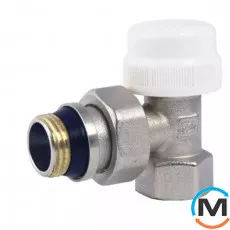 Кран радиаторный Fado термостатический 1/2" угловой, Диаметр резьбы: 1/2", Исполнение: Угловой, Диаметр (мм): 15, фото 