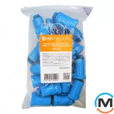 Пробка-заглушка длинная синяя FADO 1/2" с наружной резьбой, Цвет: Синий, фото 