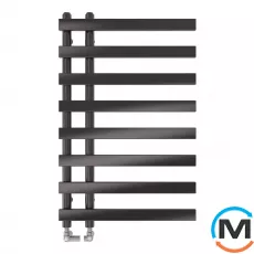 Сушка для рушників дизайнерська Ideale Aurora 11 8/800/500 чорний нікель, фото 