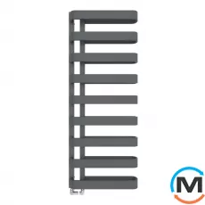 Сушка для рушників дизайнерська Ideale Gia 11 11/1600/500 антрацит, Колір: Антрацит, Висота (мм): 1600, фото 