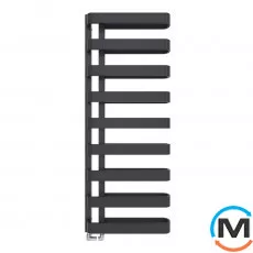 Сушка для рушників дизайнерська Ideale Gia 11 9/1300/500 чорний, Колір: Чорний, Висота (мм): 1300, фото 