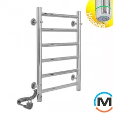 Сушки для рушників електричний Laris Альфа П6 400 х 600 ліве підключення S3, Виконання: Лівий, Висота (мм): 600, фото 