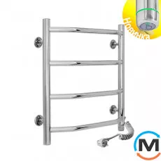 Сушка для рушників електричний Laris Вікторія П4 450 х 500 праве підключення S3, Виконання: Правий, Висота (мм): 500, Ширина (мм): 480, фото 