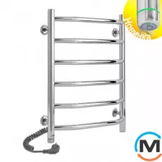 Сушки для рушників електричний Laris Вікторія П6 450 х 600 ліве підключення S3, Виконання: Лівий, Висота (мм): 600, Ширина (мм): 480, фото 