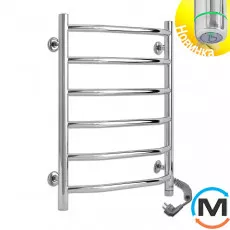 Сушка для рушників електричний Laris Вікторія П6 450 х 600 праве підключення S3, Виконання: Правий, Висота (мм): 600, Ширина (мм): 480, фото 