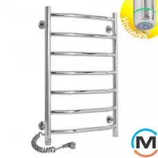 Сушка для рушників електрична Laris Вікторія П7 450 х 700 ліве підключення S3, Виконання: Лівий, Висота (мм): 700, Ширина (мм): 480, фото 