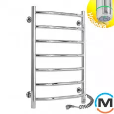 Сушки для рушників електричний Laris Вікторія П7 450 х 700 праве підключення S3, Виконання: Правий, Висота (мм): 700, Ширина (мм): 480, фото 