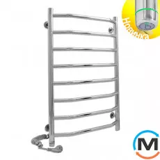 Сушка для рушників електрична Laris Вікторія П8 500 х 800 ліве підключення S3, Виконання: Лівий, Висота (мм): 800, Ширина (мм): 530, фото 