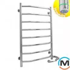 Сушка для рушників електричний Laris Вікторія П8 500 х 800 праве підключення S3, Виконання: Правий, Висота (мм): 800, Ширина (мм): 530, фото 