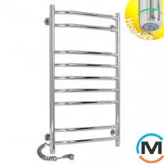 Сушка для рушників електричний Laris Вікторія П9 500 х 900 ліве підключення S3, Виконання: Лівий, Висота (мм): 900, Ширина (мм): 530, фото 