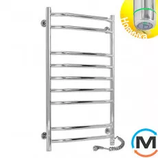 Сушки для рушників електричний Laris Вікторія П9 500 х 900 праве підключення S3, Виконання: Правий, Висота (мм): 900, Ширина (мм): 530, фото 