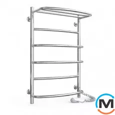 Полотенцесушитель электрический Laris Еврофлеш П6 500 х 800 с полкой правое подключение S3, Исполнение: Правый, Высота (мм): 800, фото 