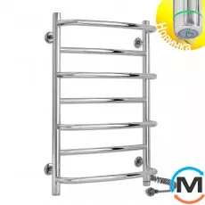 Полотенцесушитель электрический Laris Евромикс П7 450 х 700 правое подключение S3, Исполнение: Правый, Высота (мм): 700, Ширина (мм): 480, фото 