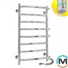 Полотенцесушитель электрический Laris Евромикс П8 500 х 800 правое подключение S3, Исполнение: Правый, Высота (мм): 800, Ширина (мм): 530, фото 