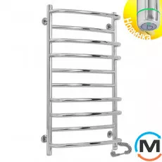 Сушка для рушників електричний Laris Євромікс П10 500 х 900 праве підключення S3, Виконання: Правий, Висота (мм): 900, Ширина (мм): 530, фото 