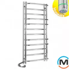 Полотенцесушитель электрический Laris Евромикс П12 600 х 1200 левое подключение S3, Исполнение: Левый, Высота (мм): 1200, Ширина (мм): 630, фото 