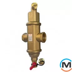 Сепаратор повітря та бруду DN25 (1'') 110*C/10bar Termojet, Діаметр різьблення: 1", фото 