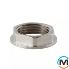 Контргайка 1/2" нікель ASG, Діаметр різьблення: 1/2", фото 