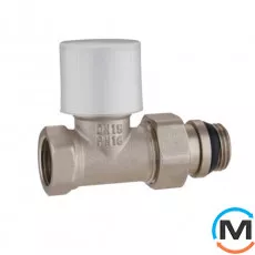 Кран радиаторный 1/2" прямой нижний ASG, Исполнение: Прямой, фото 