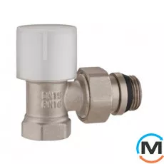 Кран радиаторный 1/2" угловой нижний ASG, Исполнение: Угловой, фото 