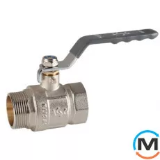 Кран кульовий 3/4" НВ ручка ASG+, Тип різьблення: Внутрішня/Зовнішня, Діаметр різьблення: 3/4", Модифікація: Серая ручка, Виконання: Прямий, Тип ручки: Ручка, фото 