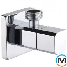 Кран кутовий кераміка 1/2"x3/8" Квадро ASG, Діаметр різьблення: 1/2"x3/8", фото 